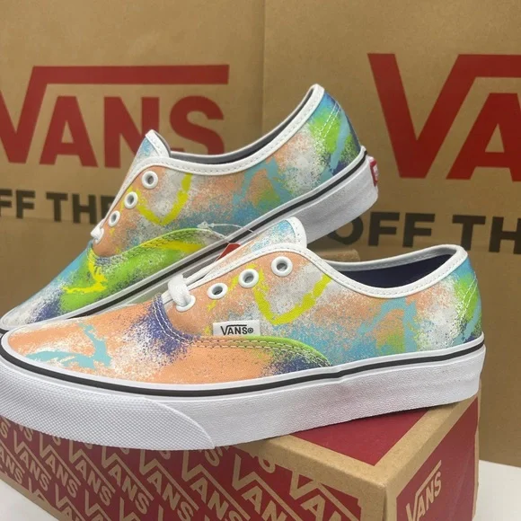 Vans Men’s Authentic(Retro Mart) Multi/True White Sneakers VN0A348A40L